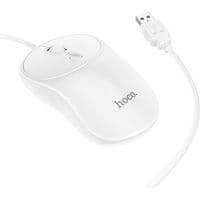 Миша HOCO GM13 Esteem business wired mouse White