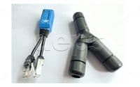 Внутрішній RJ-45 мультиплексер-1/2 комплект (POE Pin 12/36)