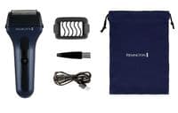 Бритва електр. Remington сіткова F7 Style,  бритв.головок-3, Ni-Mh, сух., тример, USB-C, синій