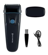 Бритва електр. Remington сіткова F1 Style,  бритв.головок-2, Ni-Mh, сух., тример, USB-C, чорно-синій