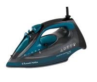 Утюг Russell Hobbs Colour Control Pro, 2400Вт, 380мл, паровой удар -185гр, самоочищение, индик.температуры, керам. подошва, синий