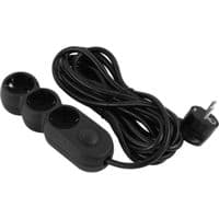 Фільтр живлення 2E (2E-U03VES5MBK) 3 розетки, 5 м, Black