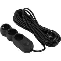 Фільтр живлення 2E (2E-U03VES10MBK) 3 розетки, 10 м, Black