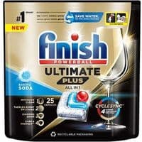 Таблетки для посудомийних машин Finish Ultimate Plus All in 1 Baking Soda 25 шт. (5908252010950)