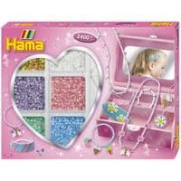 Набор для творчества Hama Термомозаика Модные украшения Цветы с ящиком (HM-3707)