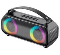 Портативная колонка Havit HV-SK888BT, Black, 10 Вт, Bluetooth, RGB підсвічування, USB, microSD, AUX, Type-C, 1800 mAh