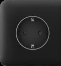 Бічна панель для вбудованої розетки Ajax SideCover for Outlet Basic, чорний