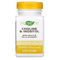Витамин Nature's Way Холин и инозитол, 1000 мг, Choline & Inositol, 100 капсул (NWY-40462)