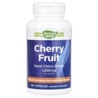 Витамин Natural Factors Вишня, 1000 мг, Cherry Fruit, Sweet Cherry Extract, Nature's Way, 180 капсул (EMT-08540)