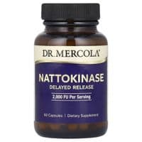 Вітамін Dr. Mercola Наттокіназа, 2000 FU, Nattokinase, 60 капсул (MCL-21414)