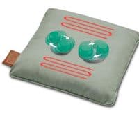 Масажна подушка Beurer для плечей, шиї, спини, ніг, літій-іонний акумулятор, змінний чохол, сірий