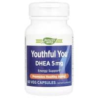 Витаминно-минеральный комплекс Nature's Way Дегидроэпиандростерон, 5 мг, DHEA, Youthful You, 60 вегетарианск (EMT-05006)