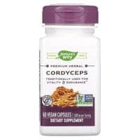 Витаминно-минеральный комплекс Nature's Way Кордицепс, 500 мг, Cordyceps, 60 вегетарианских капсул (NWY-15384)