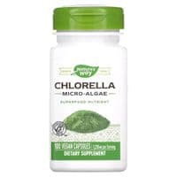 Витаминно-минеральный комплекс Nature's Way Хлорелла, 1230 мг, Chlorella, Micro-Algae, 100 вегетарианских капсул (NWY-11850)
