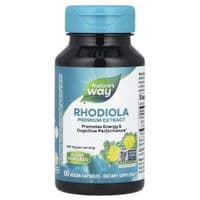 Травы Nature's Way Родиола, 250 мг, Rhodiola, Premium Extract, 60 вегетарианских капсул (NWY-15321)