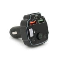 FM-модулятор Q8 с эквалайзером, 3.1A, USB, TF, 55.5х41.5х37.5