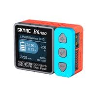 Универсальное ЗУ SKYRC B6Neo, 200W, 24V, 10A, LCD, балансир, от 1 до 6 ячеек, DC / PD
