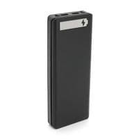 Power bank Voltronic L10 под 10х18650, Фонарик, Output: 5V-2A, Micro-USB, Type-C, Digital display, ABS, PVC, Black, BOX