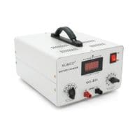 Зарядное устройство для аккумуляторов QCL-C30, AGM / LiFePO4, output:48V, 5А-40А, крокодилы, 290x247x157mm