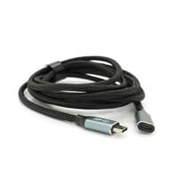Кабель Type-C to Type-C (USB 3.2 GEN2 male to male), обплетка, Black, длина 2м, поддержка 100W / 10Gbps, 4K60HZ audio / video outpout, BOX