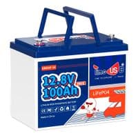 Аккумуляторная батарея LiFePO4 Timeusb 12V 100Ah Pro, 1280Wh, BMS 100A, 330*172*216мм