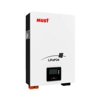 Аккумуляторная батарея Must LiFePO4 LP16-48200 51.2V 200Ah, 10,24kWh, BMS100A@16S, CAN2.0 / RS232 / RS485, 6000 cycles, 625x442x250, 80kg