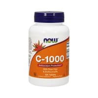 Витамин Now Foods Витамин С-1000 с Шиповником + Биофлавоноиды, 100 таблеток (NF0685)