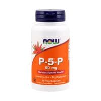 Витамин Now Foods P-5-P (пиридоксальфосфат) 50 мг, 90 гелевых капсул (NOW-00461)