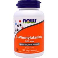 Аминокислота Now Foods L-фенилаланин, L-Phenylalanine, 500 мг, 120 капсул (NOW-00132)