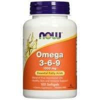 Жирные кислоты Now Foods Омега 3-6-9 1000 мг, 100 желатиновых капсул (NF1835)