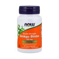 Травы Now Foods Гинкго билоба, Ginkgo Biloba, Double Strength, 120 мг, 50 ка (NOW-04682)