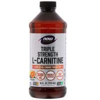 Аминокислота Now Foods L-Карнитин, 3000 мг, Жидкий с цитрусовым вкусом, L-Carnitine (NOW-00064)
