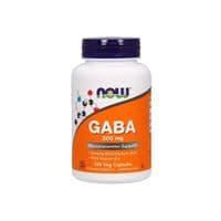 Аминокислота Now Foods GABA (гамма-аминомасляная кислота) 500мг, 100 придерживаются в (NOW-00087)
