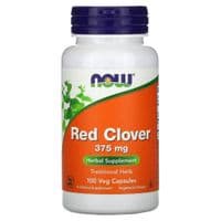 Травы Now Foods Красный Клевер, Red Clover, 375 мг, 100 Вегетарианских К (NOW-04730)