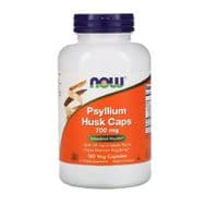 Травы Now Foods Путешественник (Псилиум), Psyllium Husks, 700 Мг, 180 Капсул (NOW-05973)