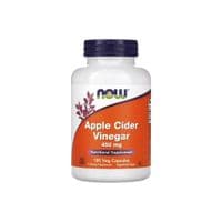 Травы Now Foods Яблочный уксус, 450 мг, Apple Cider Vinegar, 180 вегетарианских кап (NOW-03317)