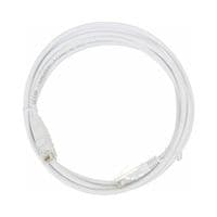 Патч-корд U/UTP, 1м, кат. 6, 24AWG, білий, LSZH