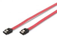 Кабель ASSMANN SATA L-type (F/F) прямой, 0.5м, красный
