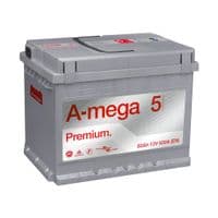 Аккумулятор авто Мегатекс A-mega Premium (M5) 6СТ-60-А3 (лев) ТХП 600