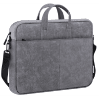 IT сумки DEFENDER 26088) Solid 15.6" PU кожа, серый