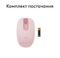 Мишка Logitech M196 Bluetooth Rose (910-007461)