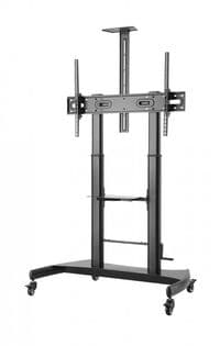 Напольна підставка для телевізора з регулюванням висоти з коліщатками Gembird TVS-100T-01