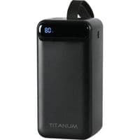 Универсальная мобильная батарея 50000 mAh, Titanum 741S, Black, 22.5 Вт, 2xUSB/Type-C, QC 3.0, PD, LED фонарик (TPB-741S-B)