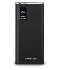 Универсальная мобильная батарея 20000 mAh, Titanum 727S, Black, 22.5 Вт, 2xUSB/Type-C, QC 3.0, PD (TPB-727S-B)