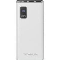 Универсальная мобильная батарея 30000 mAh, Titanum 728S, White, 22.5 Вт, 4xUSB/Type-C, QC 3.0, PD (TPB-728S-W)