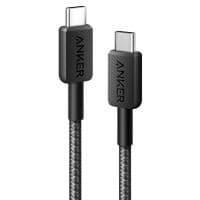 Кабель ANKER 322 USB-C to USB-C - 1.8m Nylon (Черный)