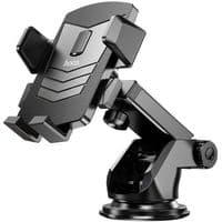 Тримач для мобільного HOCO CA83 David one-button center console car holder Black