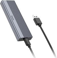 Кабель-переходник HOCO HB47 M.2 SSD Enclosure(USB3.1/6Gbps) Metal Gray