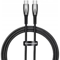Кабель Baseus Glimmer Series Fast Charging Data Cable Type-C to Type-C 100W 1m Black