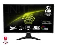 Монитор MSI 31.5" MAG 32C6 2x HDMI, DP, Audio, VA, 180Hz, 1ms, sRGB 101%, CURVED, AdaptiveSync